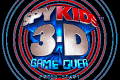 Spy Kids 3D Game Over screenshot 2 for GameBoy Advance